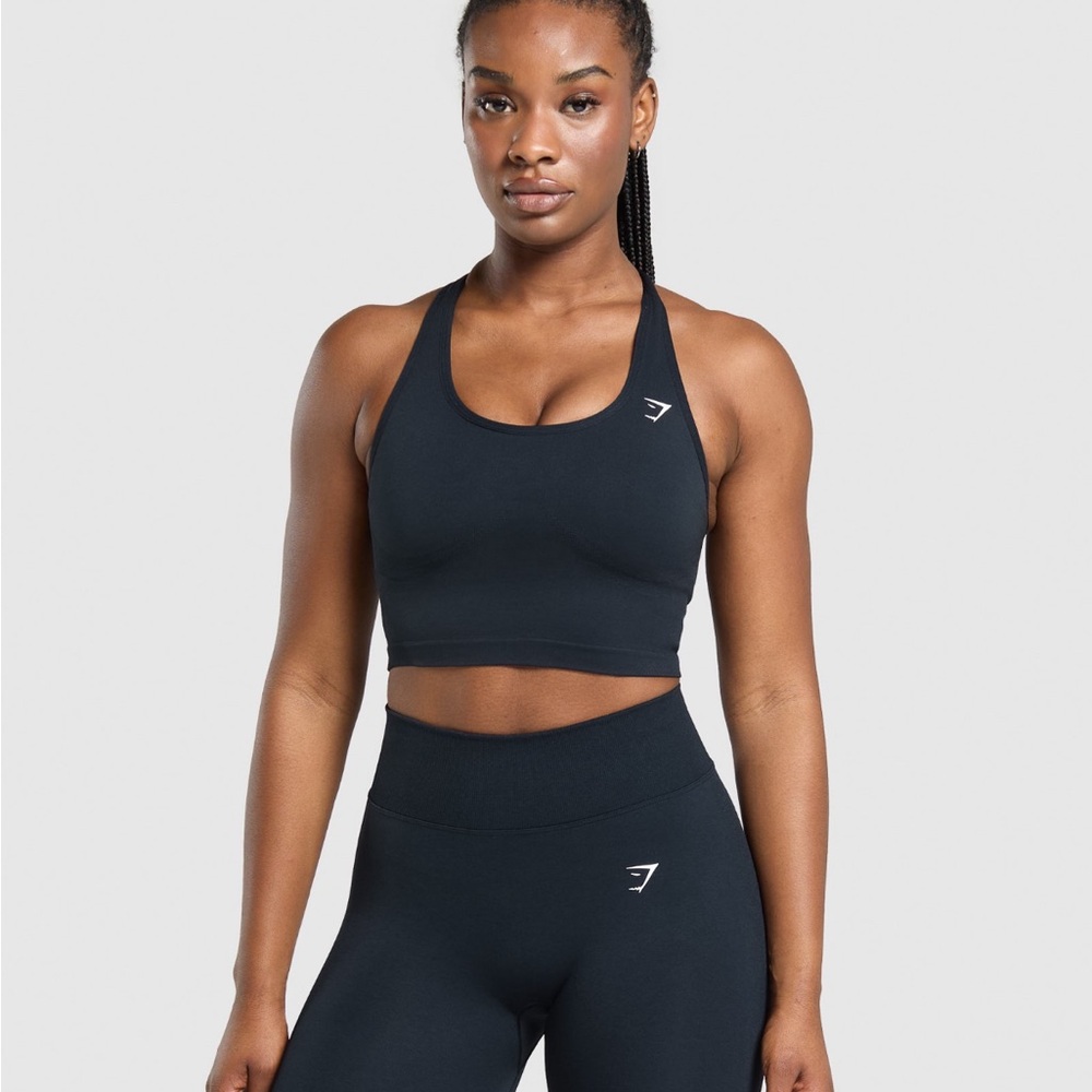 Gymshark lift seamless midi tank w shelf